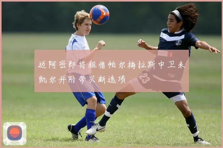 迈阿密即将租借帕尔梅拉斯中卫米凯尔并附带买断选项