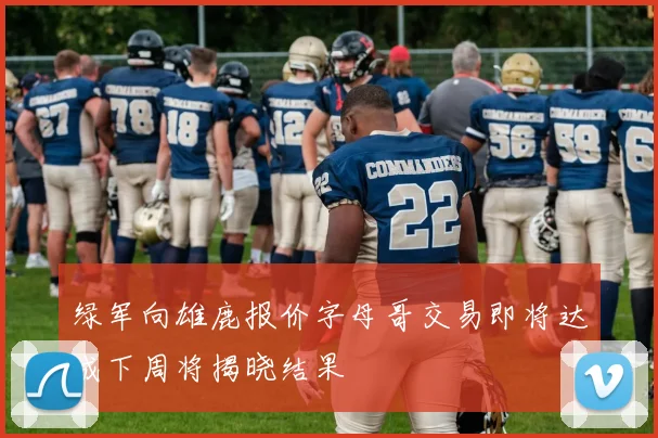 绿军向雄鹿报价字母哥交易即将达成下周将揭晓结果