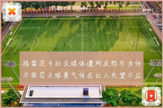 格雷茨卡社交媒体遭网友怒斥为何不敢罚点球勇气何在让人失望不应躲在塔后